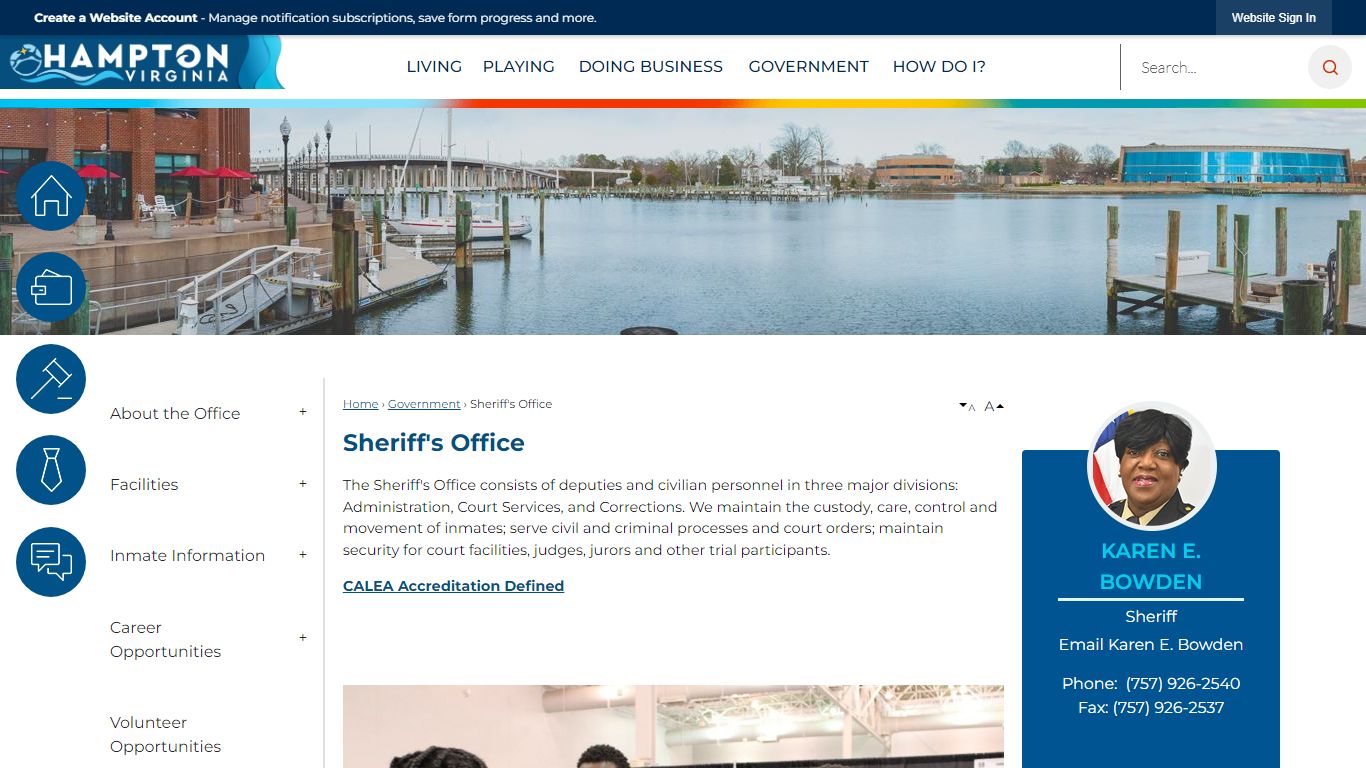 Sheriff's Office | Hampton, VA - Official Website